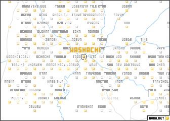 map of Washachi