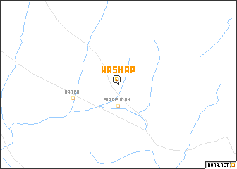 map of Washap
