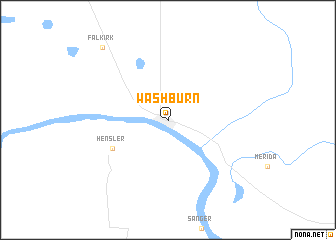 map of Washburn