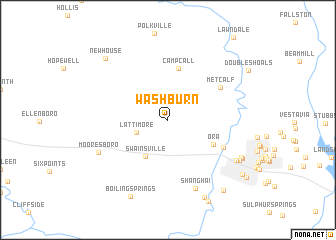 map of Washburn