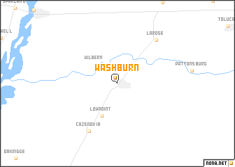 map of Washburn