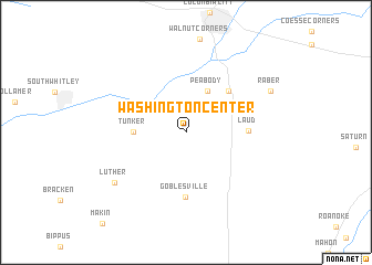 map of Washington Center