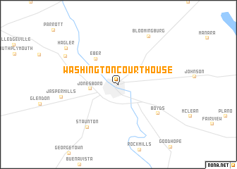 map of Washington Court House