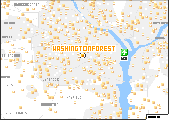 map of Washington Forest