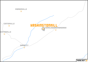 map of Washington Mill