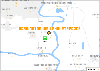 map of Washington Mobile Home Terrace