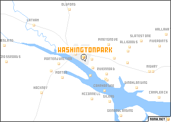 map of Washington Park