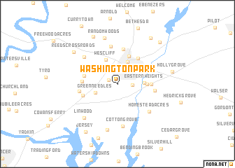 map of Washington Park