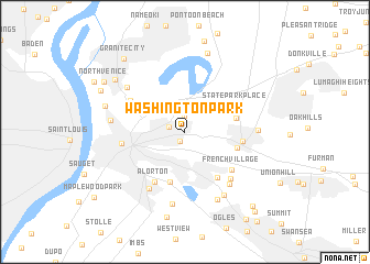map of Washington Park