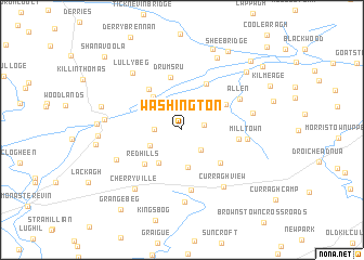 map of Washington