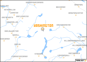 map of Washington