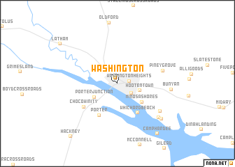 map of Washington