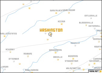 map of Washington