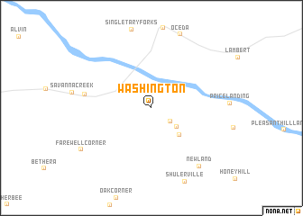 map of Washington