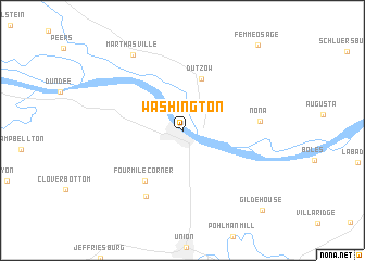 map of Washington