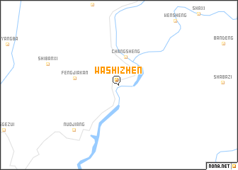 map of Washizhen