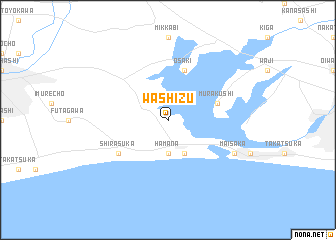 map of Washizu