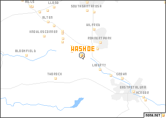 map of Washoe