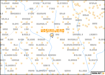 map of Wasimi ijemo