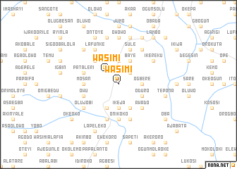 map of Wasimi