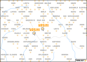 map of Wasimi