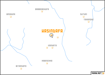 map of Wasindafa