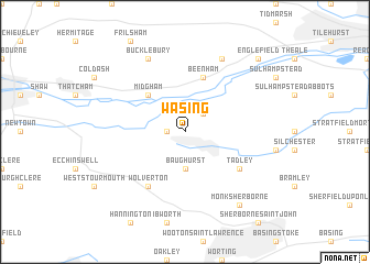 map of Wasing