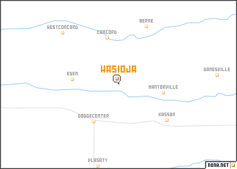 map of Wasioja