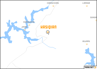 map of Wasiqian