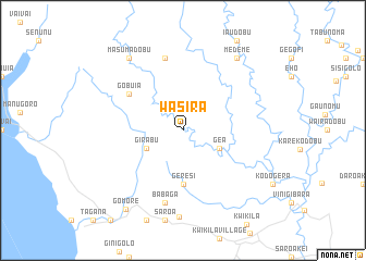 map of Wasira