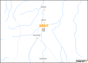 map of Wāsiţ