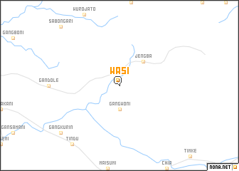 map of Wasi