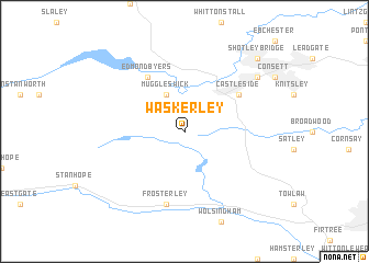 map of Waskerley