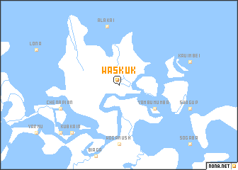 map of Waskuk