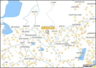 map of Wāskur