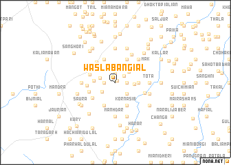 map of Wasla Bangiāl