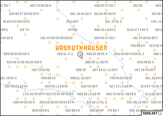 map of Wasmuthhausen