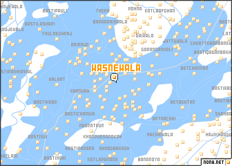 map of Wasnewāla