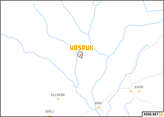 map of Waspuk