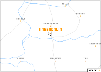 map of Wassadalia