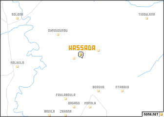 map of Wassada