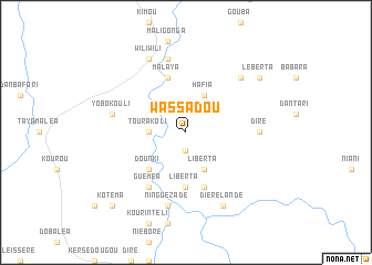 map of Wassadou