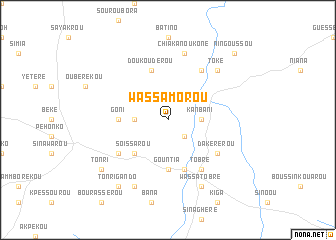 map of Wassamorou