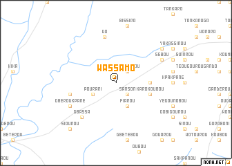 map of Wassamo