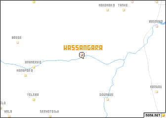 map of Wassangara