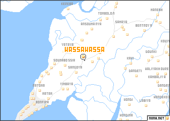 map of Wassawassa