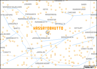 map of Wassāyo Bhutto