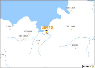 map of Wassa