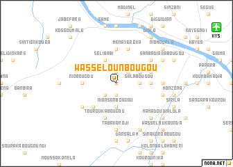 map of Wassélounbougou