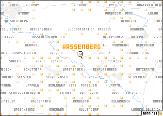 map of Wassenberg